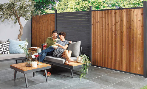 Thermowood in the garden