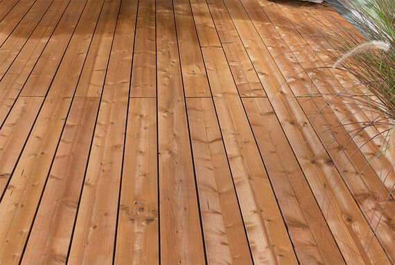 Thermowood in the garden