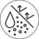Water and dirt repellent surface