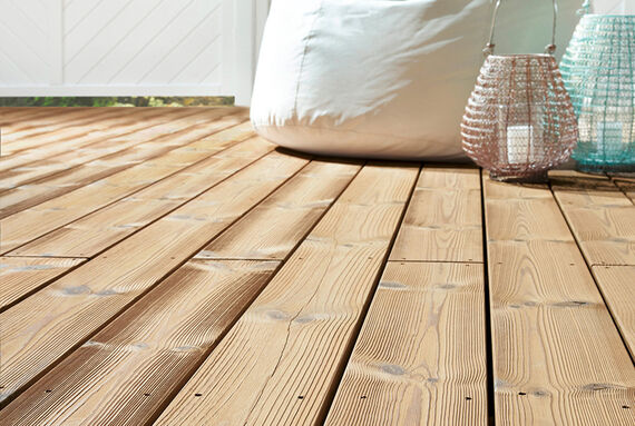 Thermowood in the garden