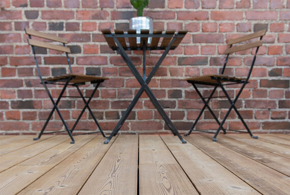 Thermowood in the garden