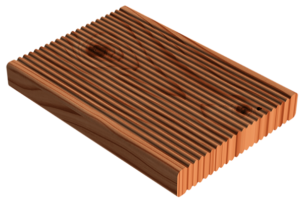 Osmo Douglas Fir decking Ribbed