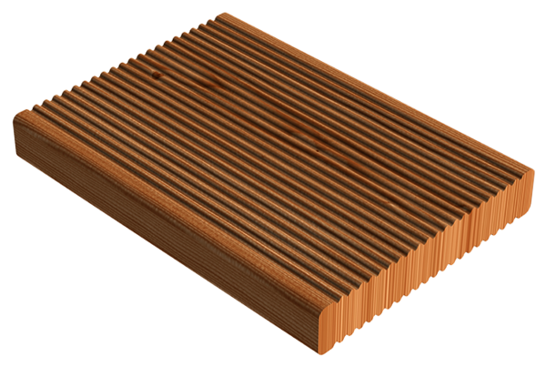 Osmo Canadian Larch decking Ribbed