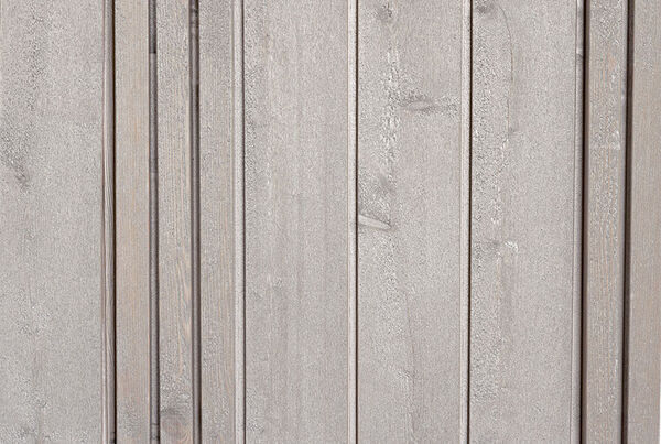 Osmo Verto Fassadensystem - Nordische Fichte riffelgesägt mit Holzschutz Öl-Lasur 905 Patina